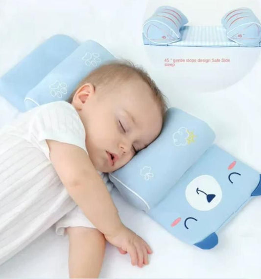 Product Listing Draft  Title: Baby Ergonomic “45° Gentle Slope” Sleep Support Pillow – Cute Animal Design